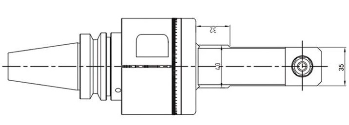 головка под 90 градусов для цанг ER-11