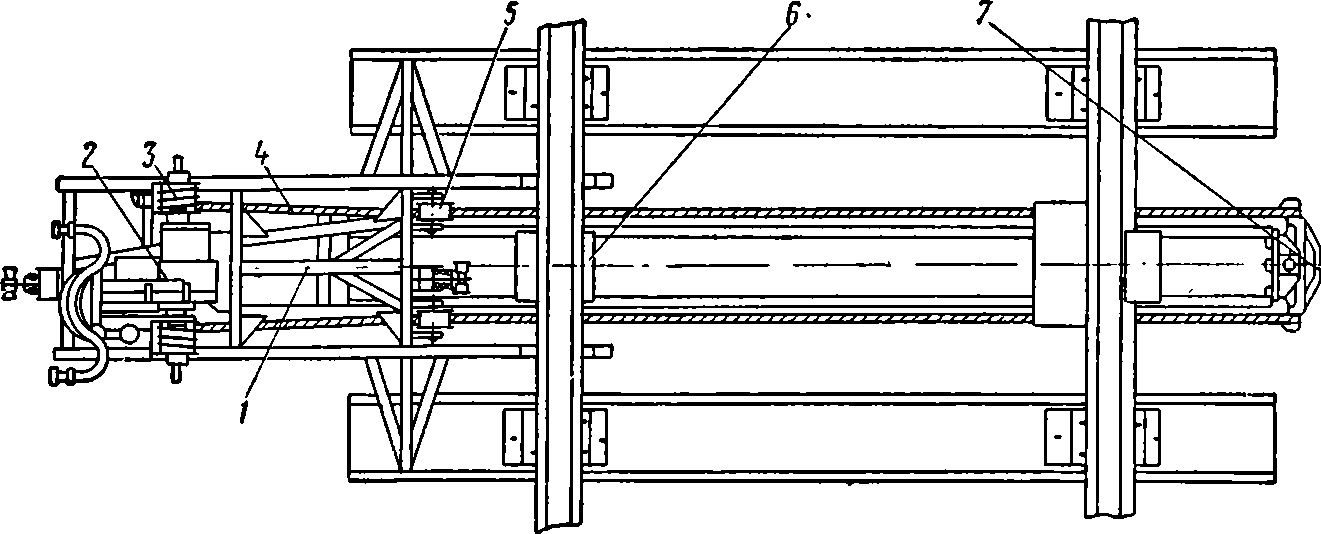 механизм для одиночной смены шпал