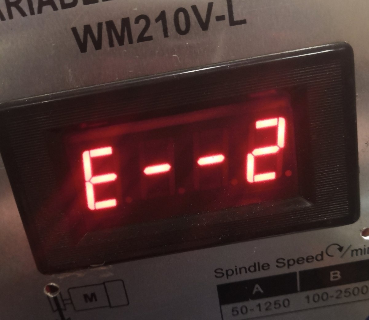 ошибка токарного станка