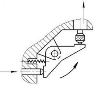 рычаг на оси