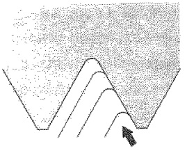 врезание вдоль 