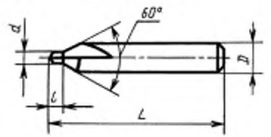 центровочное сверло типа A малого диаметра