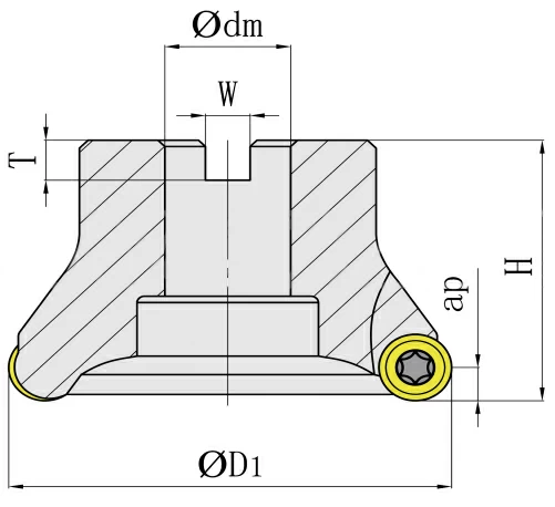 корпусная фреза EMRW 6R80-27-6T