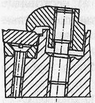 прихватом сверху