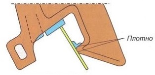 удержание замка в расцепленном состоянии