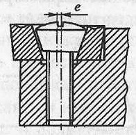 винтом с конической головкой