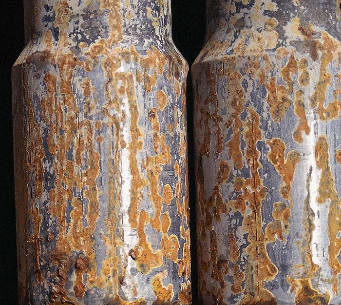 коррозионное поражение на поверхности втулок