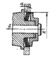 с тарельчатыми пружинами