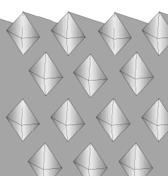 структура рабочей поверхности алмазного сверла