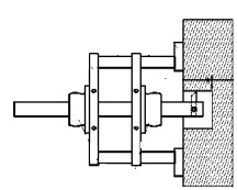 фиксация с одной из сторон при работе с глухими отверстиями