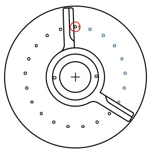 установка селектора на первую позицию