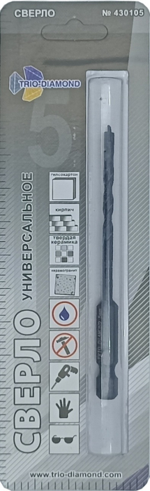 Фото Сверло универсальное 5мм