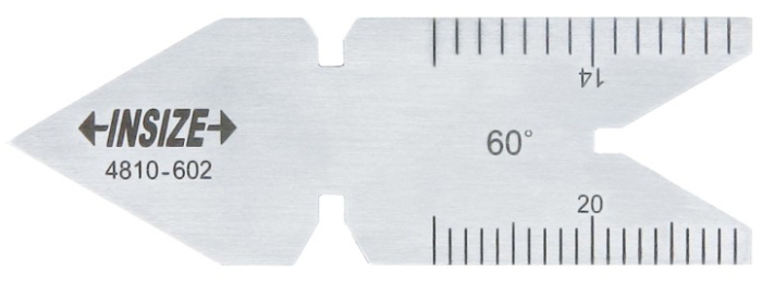 Фото Шаблон резьбовой М 60° 0.5-1.0мм погрешность ±30 мин INSIZE