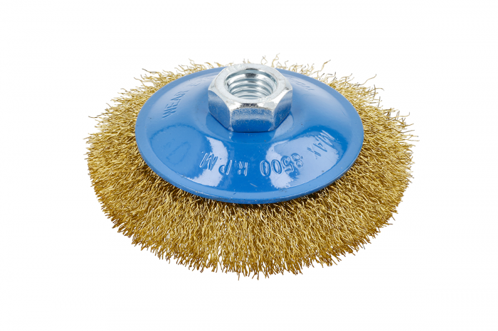 Щетка дисковая с резьбой  HOEGERT