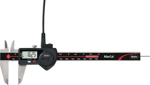 Фото Штангенциркуль с цифр. отсчетным устр. с круглым глубиномером и разъёмом 150 мм