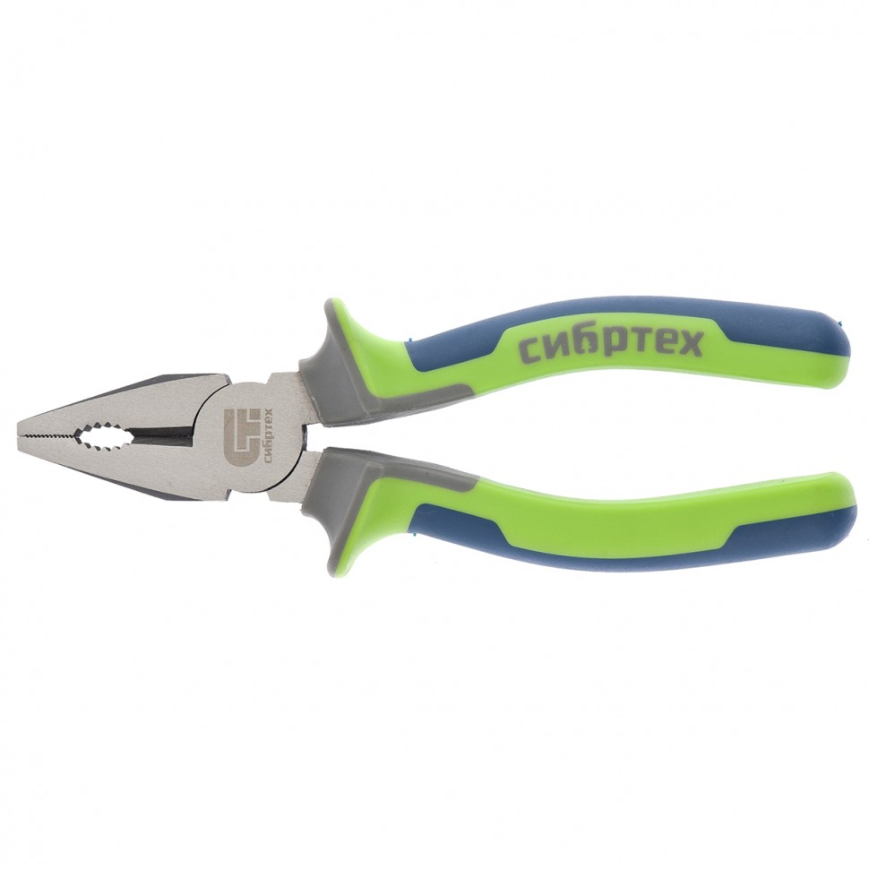 Фото Плоскогубцы комб., 160 мм, фосфатирование, трехкомпонентные рукоятки Сибртех