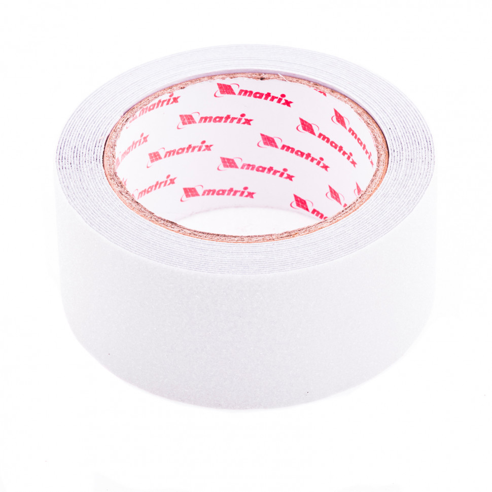 Фото Лента клейкая противоскользящая, прозрачная 50 мм x 5 м Matrix
