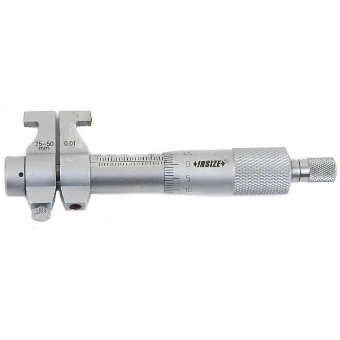 Микрометр нониусный для внутренних измерений 25-50 мм (0,01 мм) с установочным кольцом INSIZE