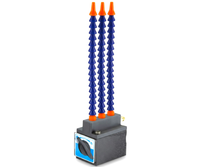 Фото Комплект подвода СОЖ 1/4" три трубки на магн. осн. с переключателем "вкл/выкл" STV