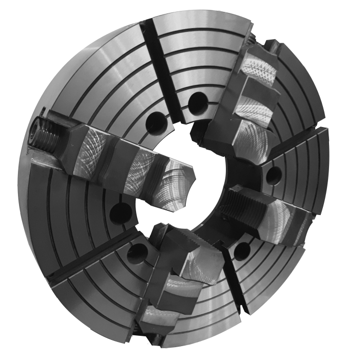 Фото Патрон токарный 4-х кулачковый ручной с увеличенным проходным отверстием ПT4H-630.270/15 БЗСП