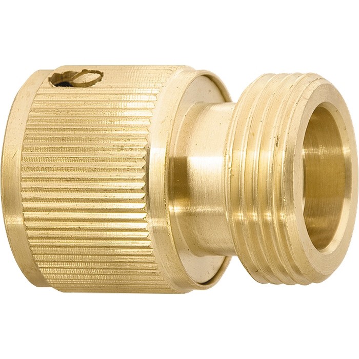 Фото Соединитель латунный, быстросъемный, внешняя резьба 3/4, посадочный D 3/4 Palisad