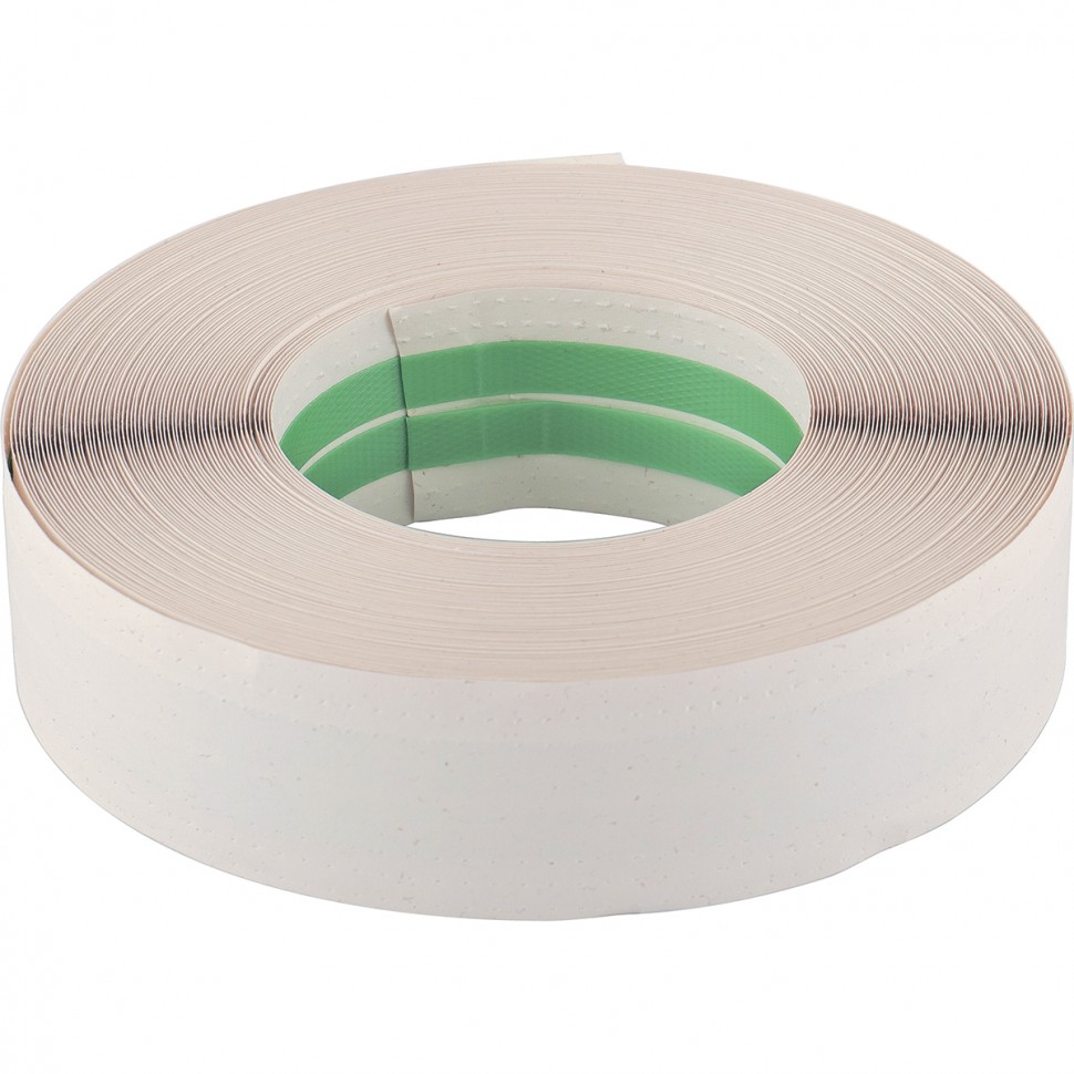 Фото Лента пластиковая углоформирующая защитная для ГКЛ, 50 мм х 30 м Сибртех