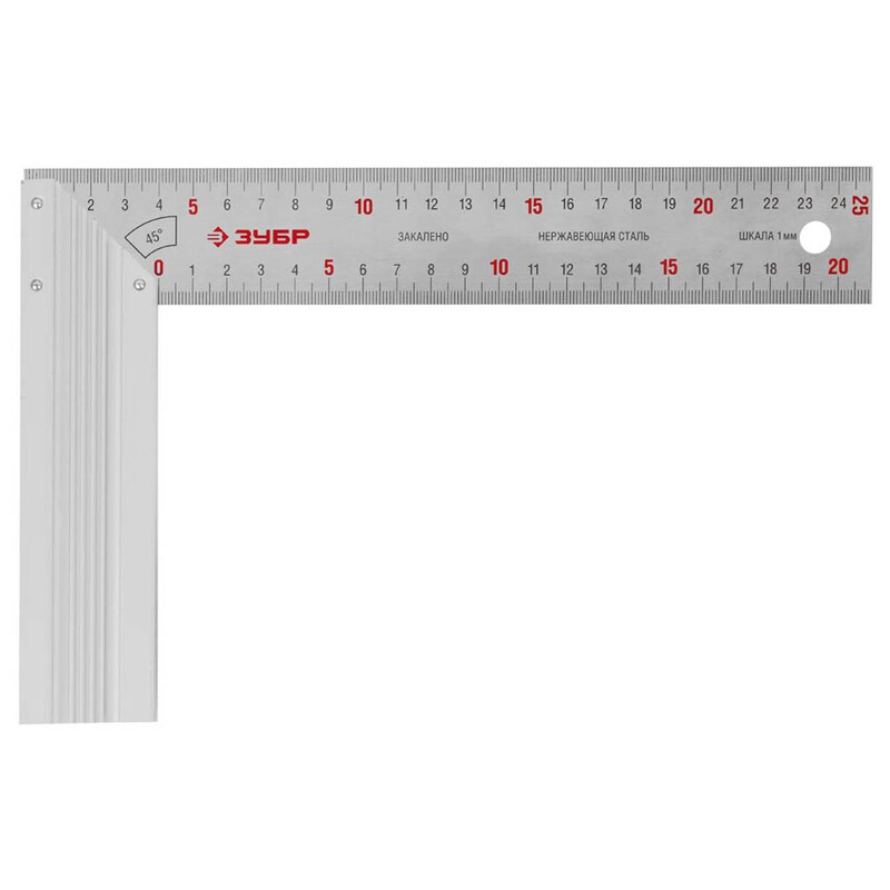 Угольник столярный серия ЭКСПЕРТ Зубр 34394-25