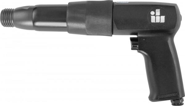 Фото Набор молоток пневматический с низкой вибрацией 2100 уд/мин., патрон H10, c насадками, 8 предметов, Jonnesway