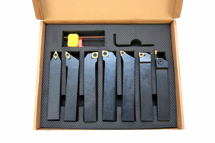 Фото Набор резцов со сменными пластинами TiN 25 мм 7шт