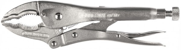 Зажим ручной с фиксацией, двойной трубный захват, 250 мм, 0-64 мм, Jonnesway