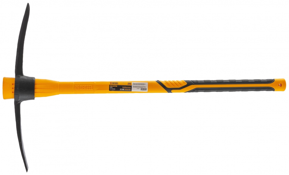 Фото Кирка 2000 г, узкая, фиберглассовая обрезиненная рукоятка 900 мм Denzel