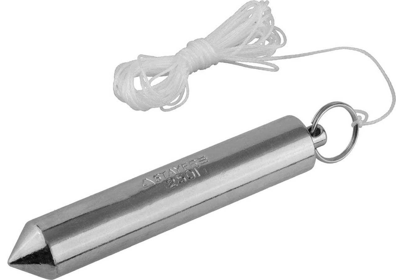 Фото Отвес строительный со шнуром STAYER 0635-20_z01 5 м, 200 г