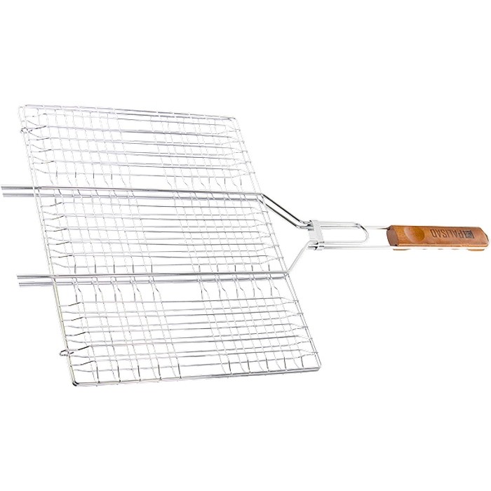 Фото Решетка гриль 300 х 400 мм, хромированная Camping Palisad