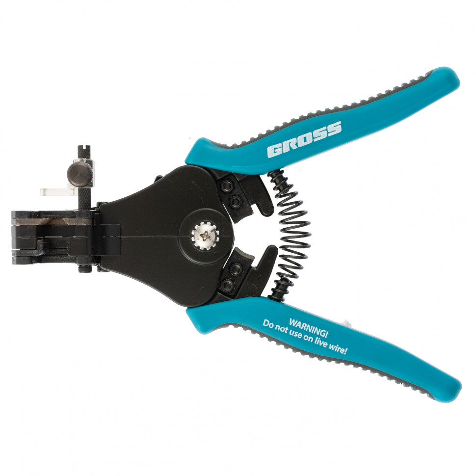 Щипцы для зачистки электропроводов 0,5 - 8,0 мм/кв (8-22AWG), лезвие SK5 Gross