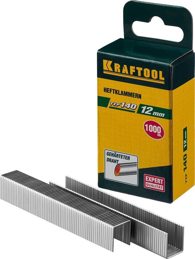 Скобы супертвердые KRAFTOOL,31680-12 скобы тип 140, 12 мм