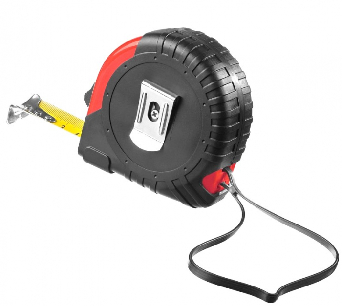 Рулетка измерительная 20м, с 3 фиксаторами, в обрезинином корпусе