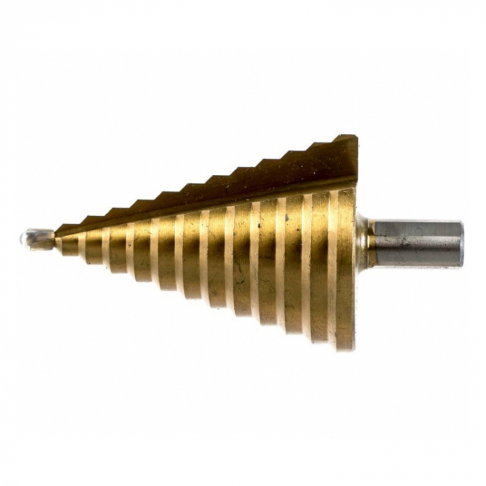 Фото Сверло ступенчатое 4-52 мм 13ступ. Р6М5(HSS) TiN