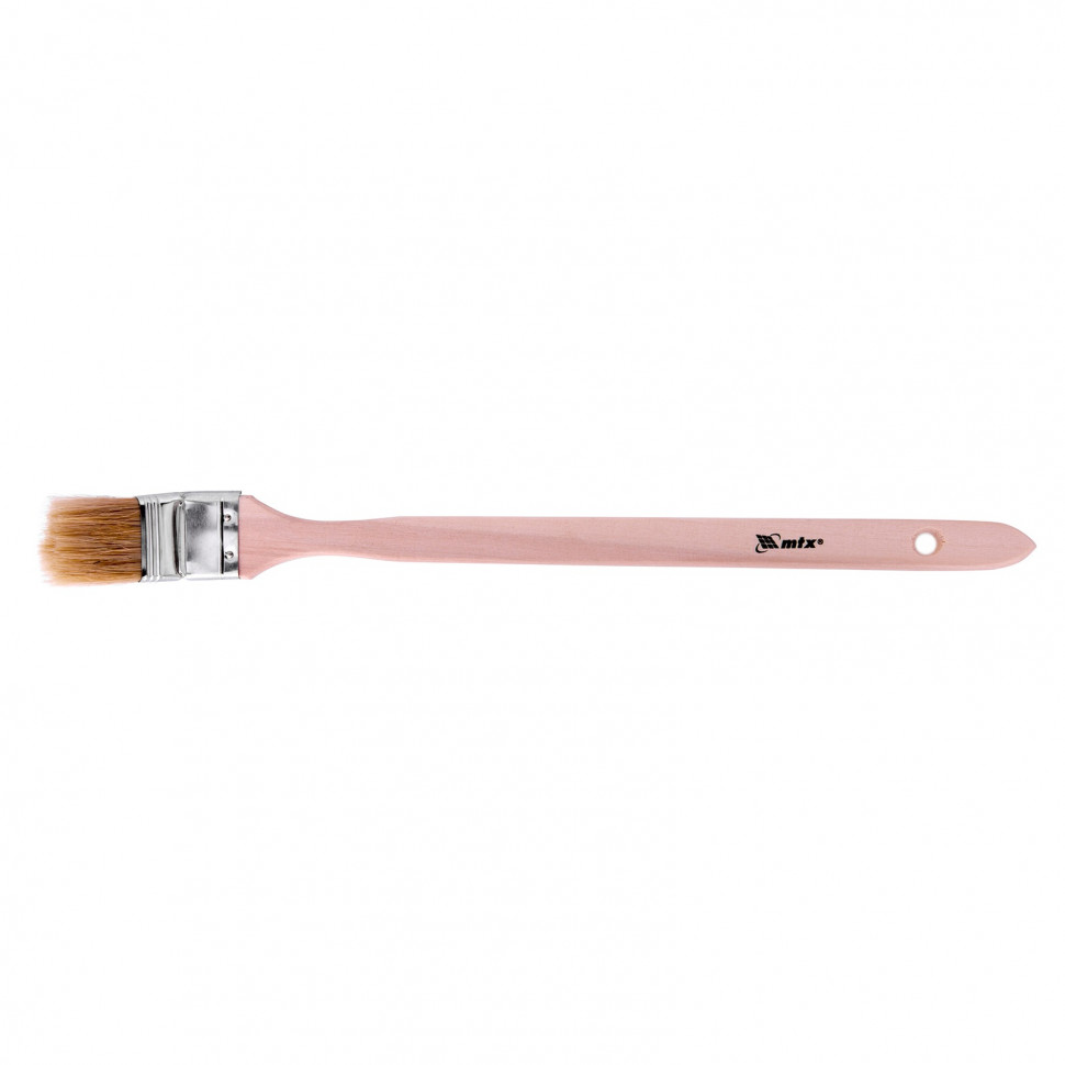 Фото Кисть радиаторная 1,5", натуральная щетина, деревянная ручка MTX