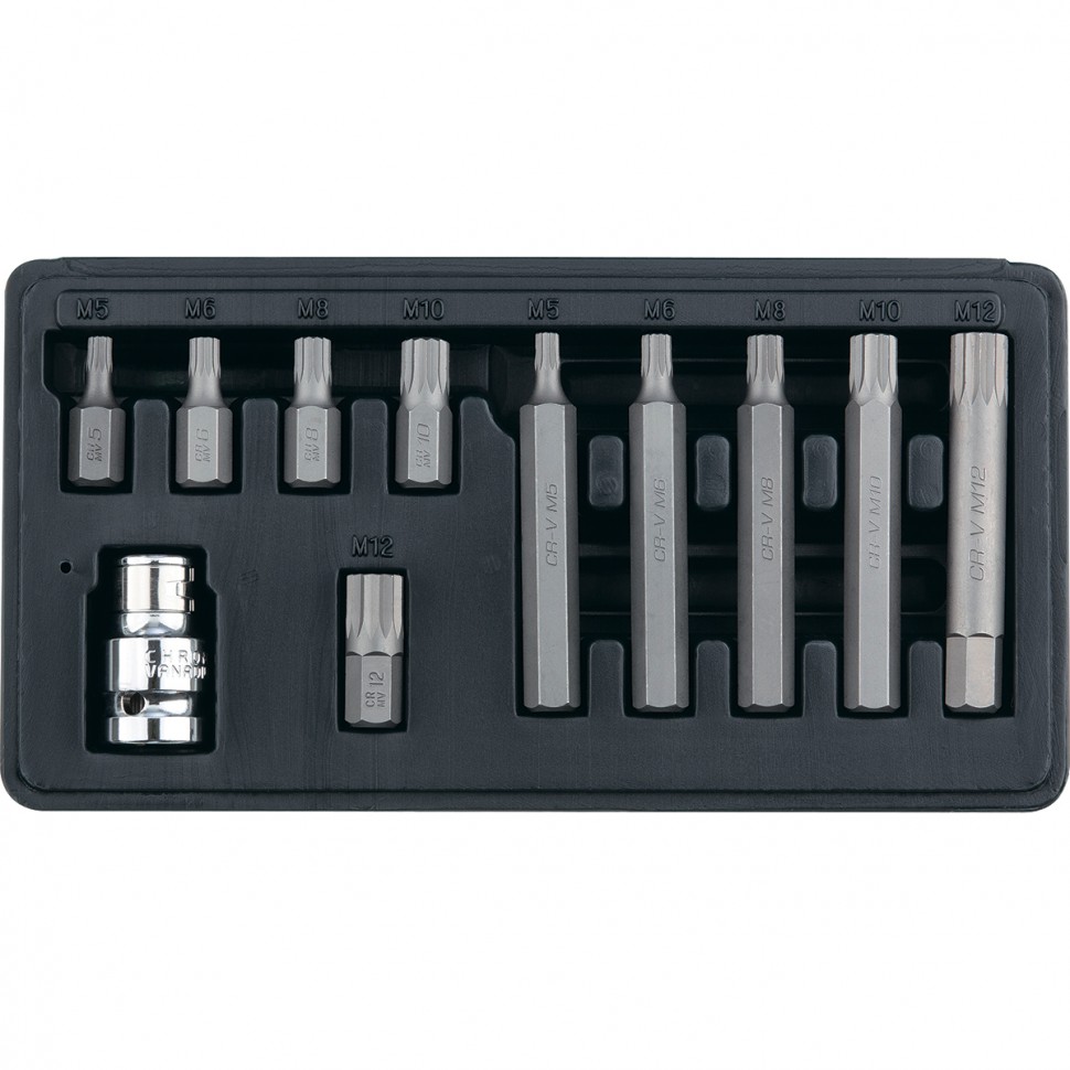 Фото Набор бит SPLine, хвостовик-шестигранник 11/2, CrV, 10 мм, 11 пред. Stels