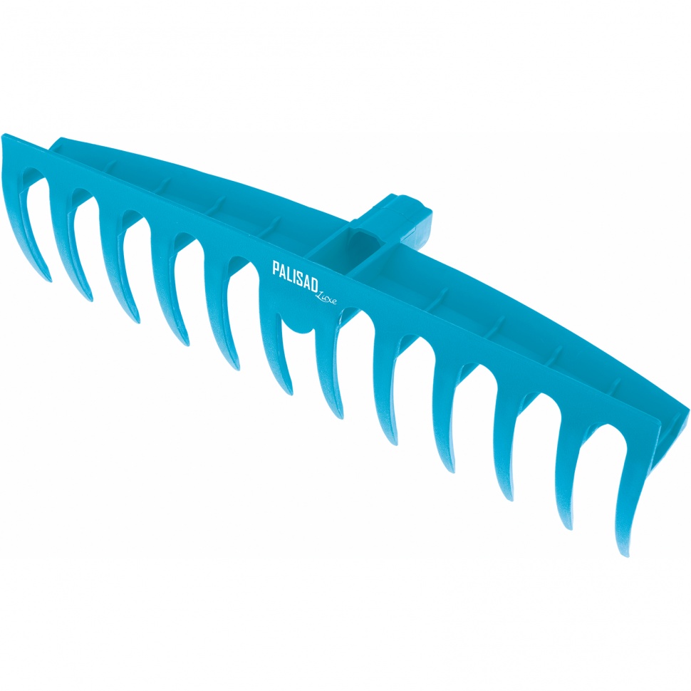 Фото Грабли пластиковые, 400 мм, 12 плоских зубьев, усиленные, Luxe Palisad