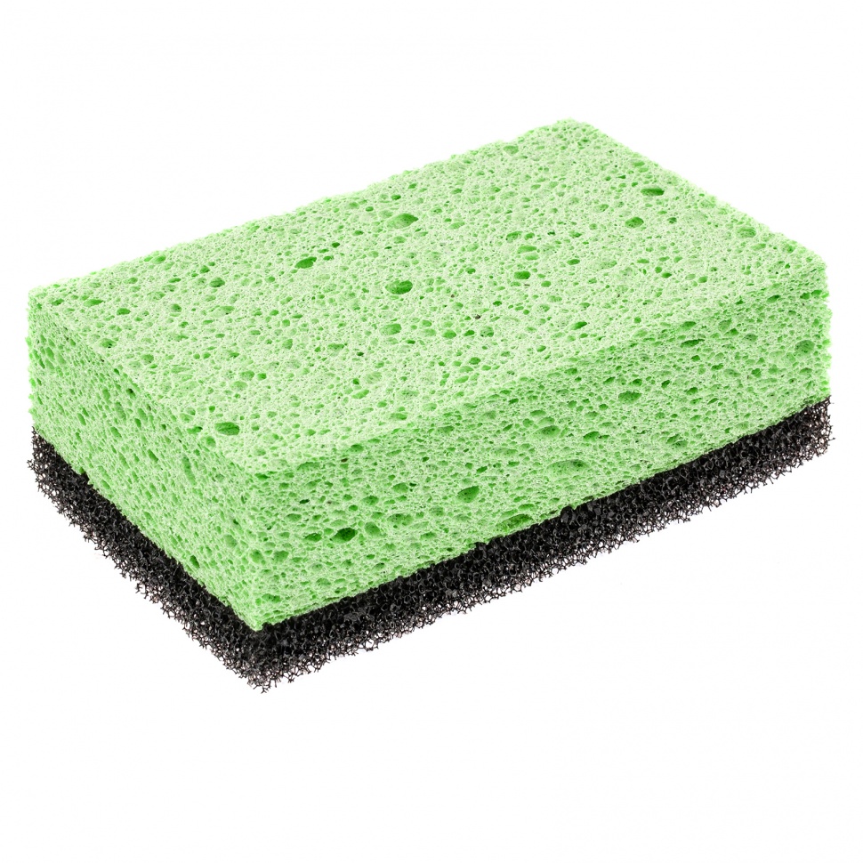 Фото Губка целлюлозная комб. для удаления эпоксидной затирки 150 x 95 x 50 мм, Россия Сибртех