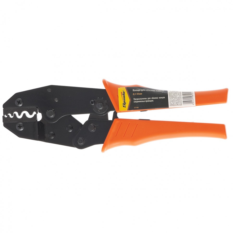 Фото Клещи, 0,5-10 мм, для обжима электрокабеля Sparta