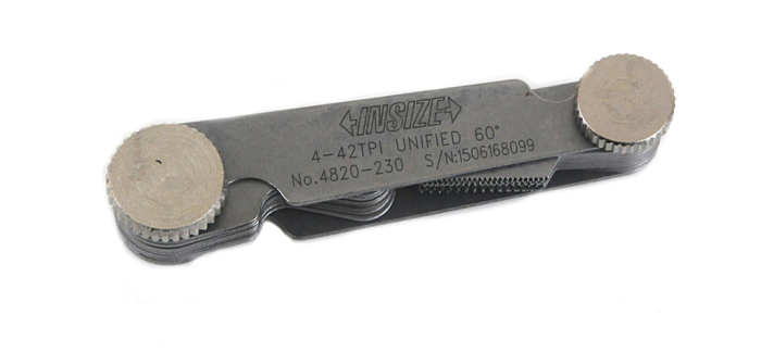 Фото Шаблон резьбовой U 60° 4-42TPI погрешность ±0.07мм, INSIZE