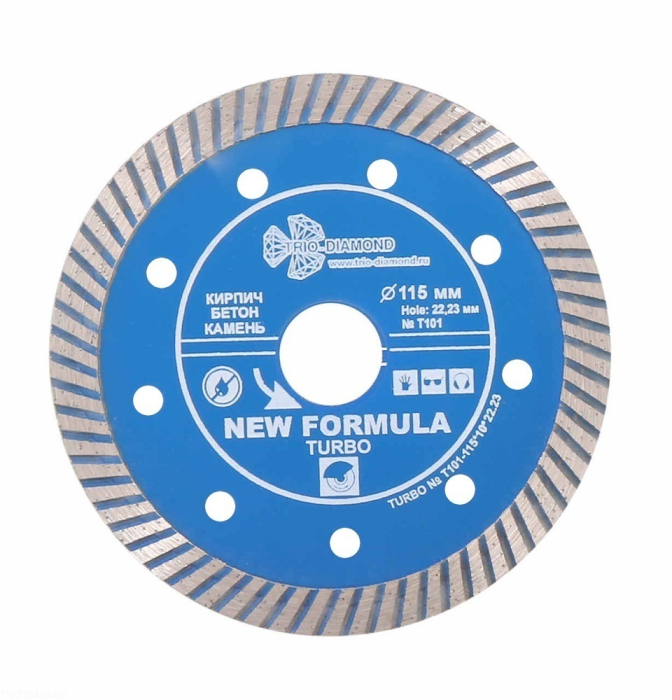 Фото Диск алмазный отрезной 115*22,23 Турбо
