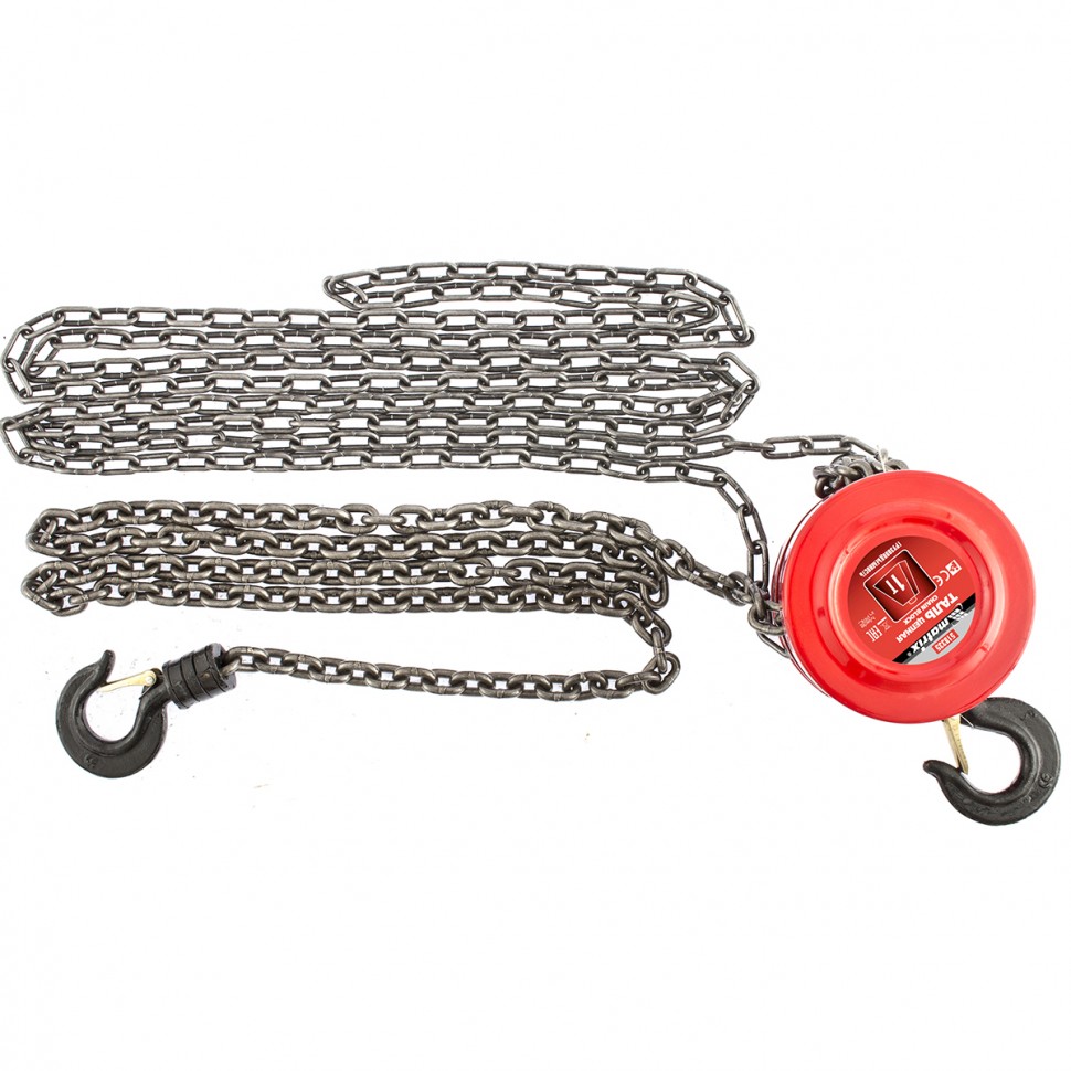 Фото Таль цепная, 1 т, H подъема 2,5 м, расстояние между крюками 300 мм Matrix