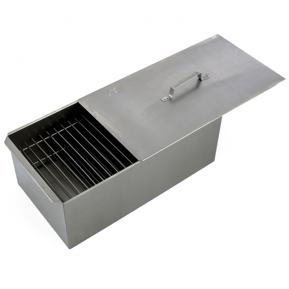 Фото Коптильня двухъярусная большая 600х320х250 мм, 0,8 мм, с поддоном, Россия Camping Palisad