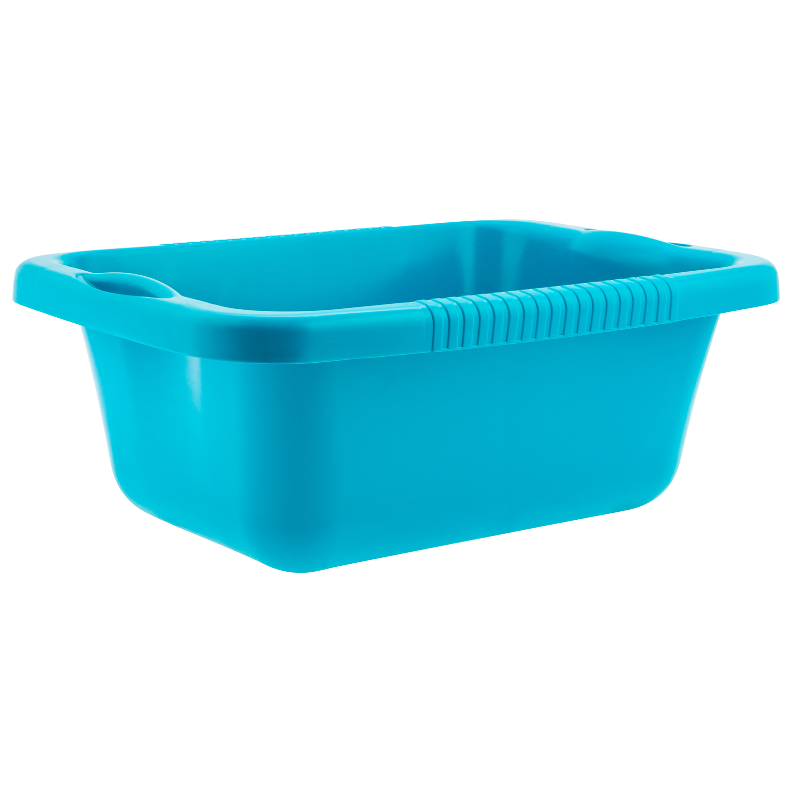 Фото Таз пластмассовый прямоугольный 25 л, бирюзовый, Home Palisad