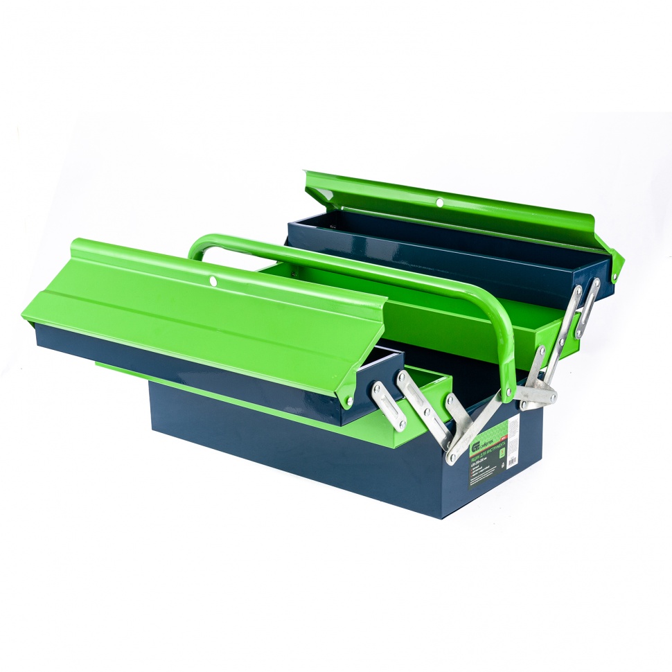 Фото Ящик для инструмента, 430 х 200 х 200 мм, пять секций, металлический Сибртех 90751