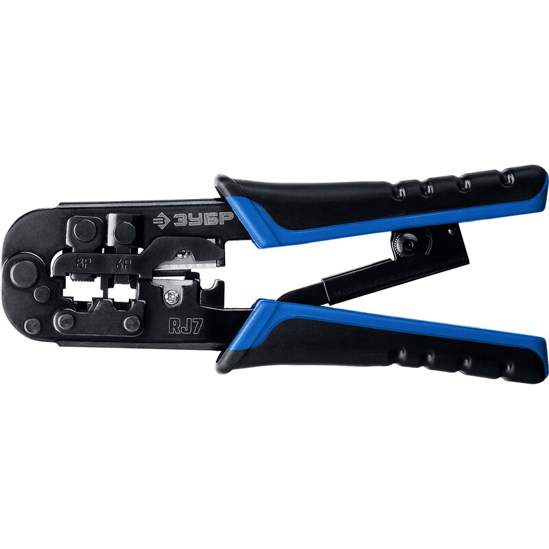 Фото Кримпер для обжима RJ-разъемов ЗУБР 22650 серия «ПРОФЕССИОНАЛ»