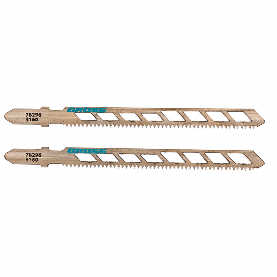 Фото Полотна для электролобзика по дереву, улучшенный чистый рез, 2 шт. ( 3160 - PC ) Gross